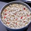 生クリームなしでも絶品♡いちごと紅茶のクランブルチーズケーキの工程5