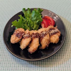 𝔂𝓾𝓶𝓲🍓の作ってみた!投稿(だしソースで♩ささみの和風カレーフライ)