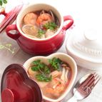 豆板醤とレモンで作るトムヤムクン風スープ
