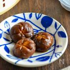 お弁当おかず☆飾り切り椎茸の含め煮
