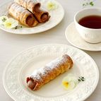 冷凍パイシート&レンチン♪カスタードで【簡単】カンノンチーニ