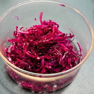 あなぼんごはんの作ってみた!投稿(【紫キャベツのラペ】覚えておきたい黄金比/食材1つ/作り置き)