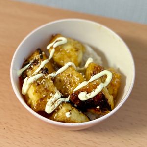 りりの作ってみた!投稿(簡単5分！【ちぎり厚揚げの甘酢マヨ焼き】あと一品にぴったり♪)