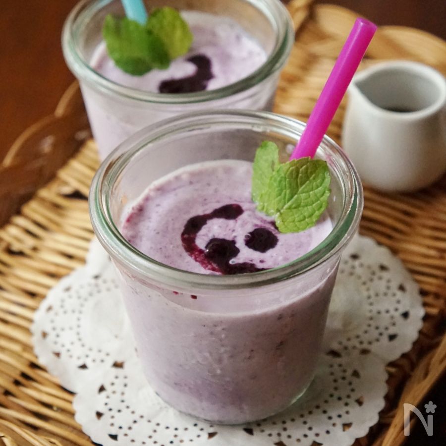 ビーツとブルーベリーのスムージーのレシピ