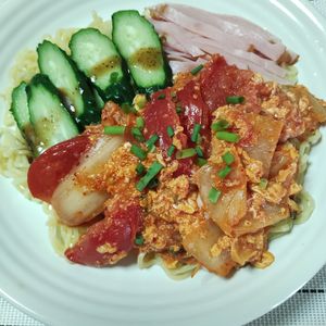 M＊Pの作ってみた!投稿(【トマキム卵の冷やし中華】手軽に美味しい！夏バテ解消！)