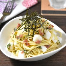 食欲そそる夏の簡単パスタ【梅といかのさっぱり冷製パスタ】