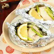 魚をふっくらおいしく食べる！生カジキの白だしバターホイル蒸し