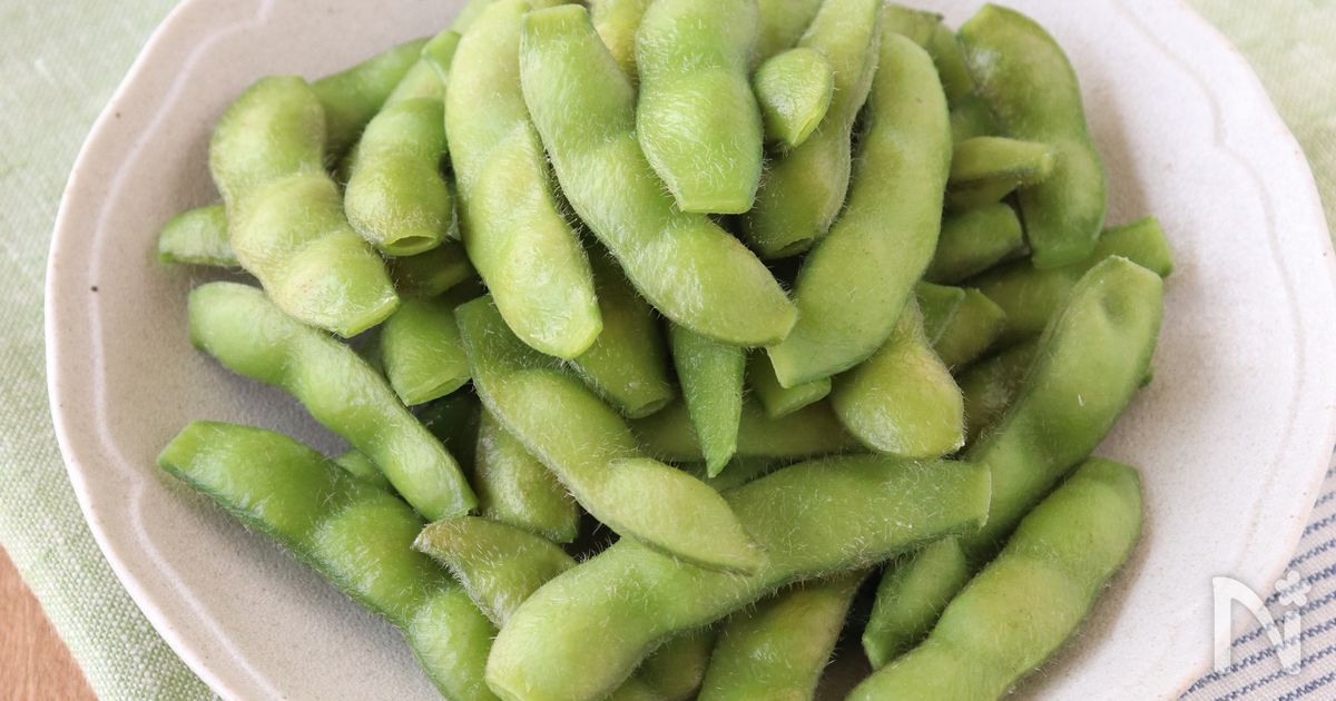 ＼栄養もおいしさも逃さない! ／ フライパン蒸し☆基本の枝豆