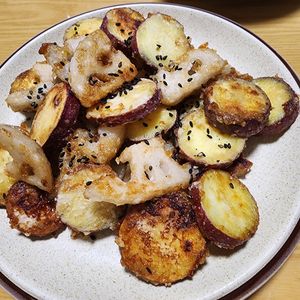 ナムディの作ってみた!投稿(【シャキっとれんこんとさつま芋甘酢だれ】ご飯もお酒も進みすぎ)