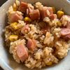 ゆのママの作ってみた!投稿(【スパムdeペッパーランチ風炊き込みご飯】間違いない旨さ◎)