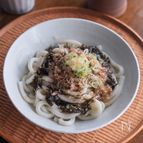 5分で♪【納豆ともずくのねばとろうどん】
