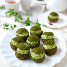 【米粉の抹茶クッキーシュー】グルテンフリー