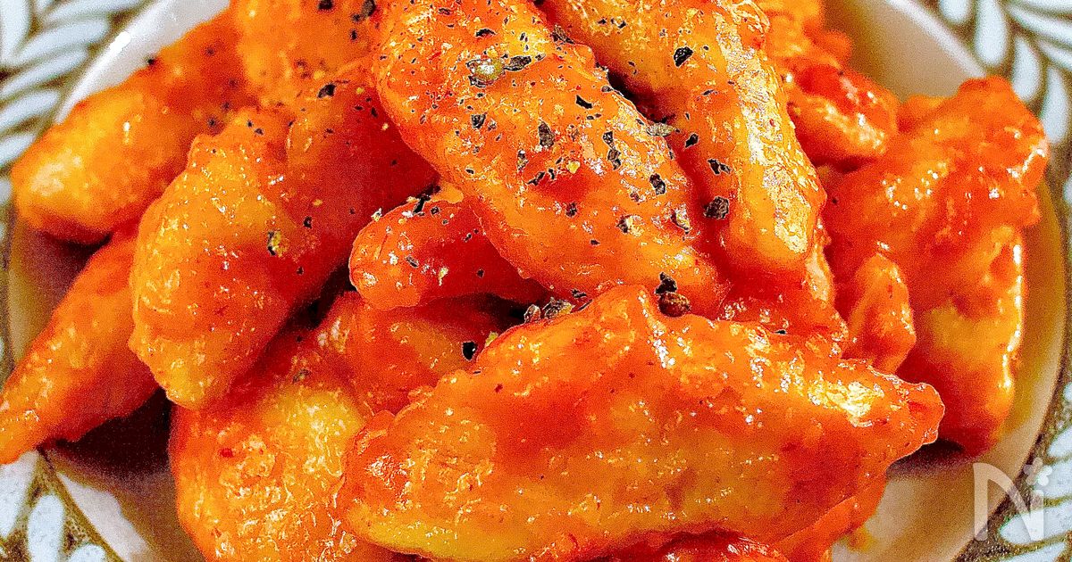＼揚げない／ワンパン10分【絶品♡鶏チリ風】チリソース不要！