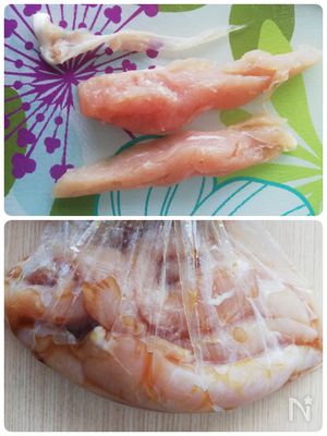 Xmasに ポリ袋2枚で楽チン ザクザク食感のクリスピーチキン まこりんとペン子の家にある食材で 簡単 美味しい 毎日ご飯