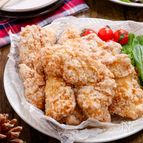 【鶏むねフライドチキン】お肉がジューシー♡衣はサクッと♬