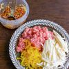 新玉だれで食べるとろタク長芋の工程1