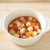 【離乳食中期・後期】お豆腐肉だんごと野菜のトマト煮