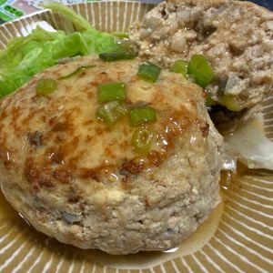 ®︎♡♡の作ってみた!投稿(【ほっこりやさしい味】豆腐とれんこんの和風あんかけハンバーグ)