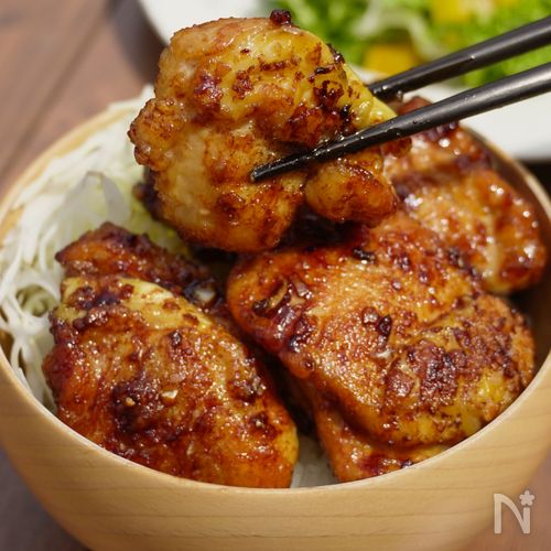 【ガリバタチキン丼】シェフの一番人気のまかない！