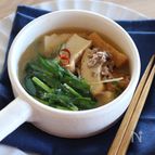 身体も心も温まる♪厚揚げのごま担々スープ