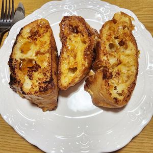 ナムディの作ってみた!投稿(【ふわとろフレンチトースト】漬けて焼くだけ◎黄金比de簡単！)