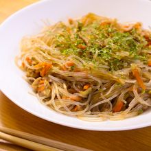 【防災レシピ】ポリ袋でつくる⭐︎春雨の焼きそば風