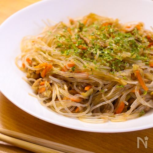 【防災レシピ】ポリ袋でつくる⭐︎春雨の焼きそば風