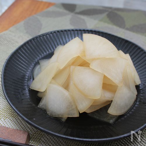 【めんつゆだし解凍】冷凍大根のつけもの