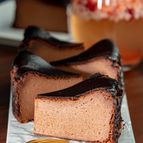 ミキサーで簡単！チョコバスクチーズケーキ