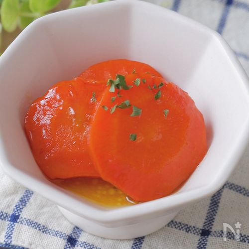 5分で完成🙌〈にんじんのグラッセ〉レンチンだけでできる🥕