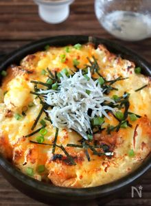 厚揚げ入り【長芋ふわとろチーズ焼き】