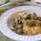 そら豆のフワフワ炒め