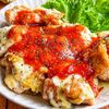 夫が絶賛♡【ガーリックトマトのチーズチキン】身近な調味料で◎の工程5
