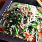ご飯が進む!!【ひき肉とニラもやしの中華炒め】