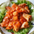鶏胸肉がツルんとびっくり食感！鶏チリ