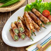 オクラ肉巻きのオイマヨソテー。やみつきおかず！大量消費にも。
