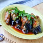 チーズ入り！ナスの大葉肉巻き
