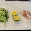 【夏野菜の冷やしたぬきうどん】火を使わず簡単！爽やかな一杯♪の下準備