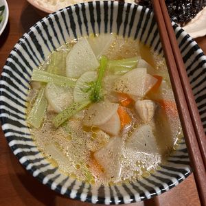 1169387の作ってみた!投稿(汁まで飲み干す♪『とろとろ大根のうま塩にんにく鶏スープ』)