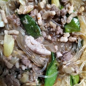 1207859の作ってみた!投稿(【戻さない麻婆いんげん春雨】ご飯おかわり！スタミナおかず)