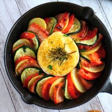 ビストロ風♪ベーコンと夏野菜のお手軽チーズフォンデュ