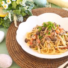 サバ缶の旨味三重奏パスタ