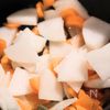 ◆野菜だけで！豚汁風みそ汁◆煮るまで5分♪の工程1