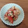 ゆの作ってみた!投稿(ガーリック香る♪トマトとツナのこく旨サラダ)