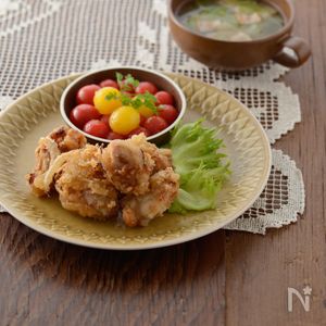 【定番】玉ねぎ衣の鶏のから揚げ