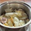 新玉と新牛蒡の蒸し煮の工程5