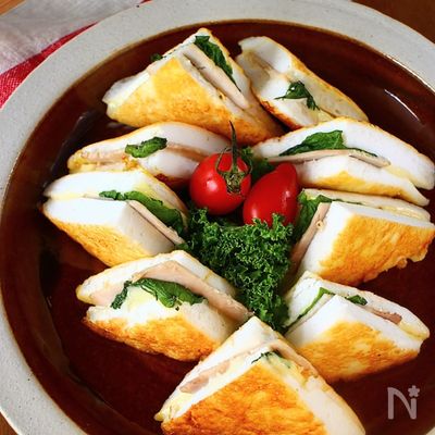 はんぺん大葉チーズピカタ《お弁当にも♪》