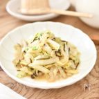 【めんつゆレシピ】しょうがと白菜の塩昆布和え