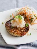 『大葉入り。豆腐ハンバーグのおろしポン酢』＃ヘルシー