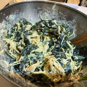1267732の作ってみた!投稿(お腹すっきり【切り干し大根とわかめのカレークリームサラダ】)